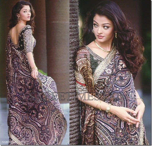 Sari Source: http://www.sareetimes.com/search/label/Aishwarya%20Rai 