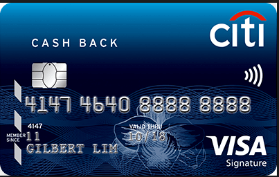 Citibank cashback credit card