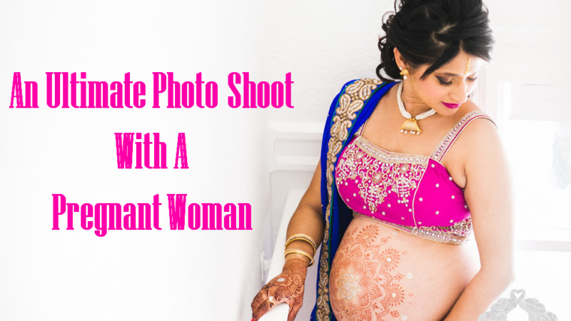 Photo Shoot With A Pregnant Woman As A Model