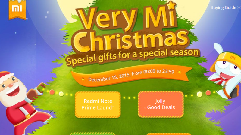 Xiaomi Very Mi Christmas Sale