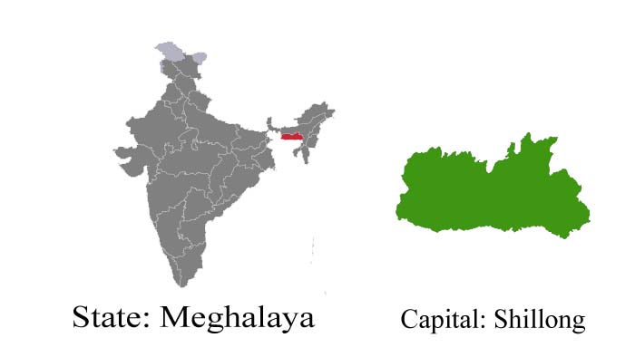 Meghalaya Map