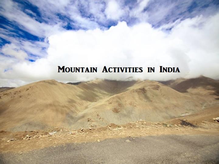 Mountain Activities in India