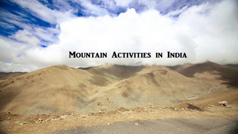 Mountain Activities in India