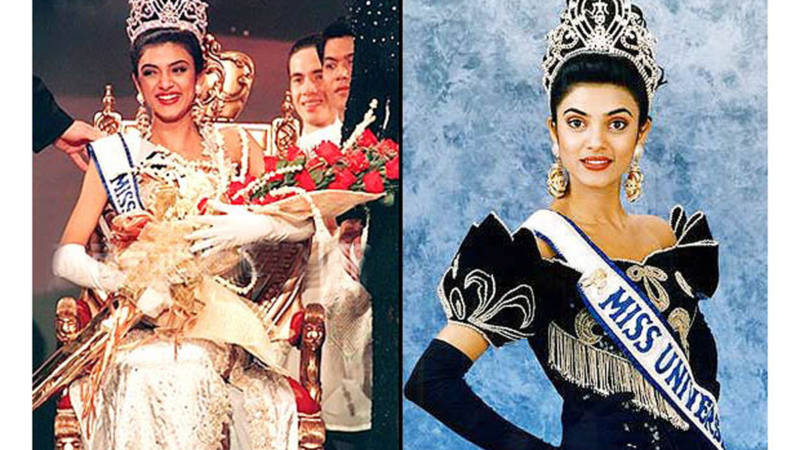 Sushmita Sen walked the stage of Miss Universe beauty pageant as Judge