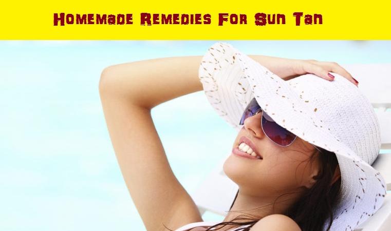 Homemade Remedies For Skin Tanning
