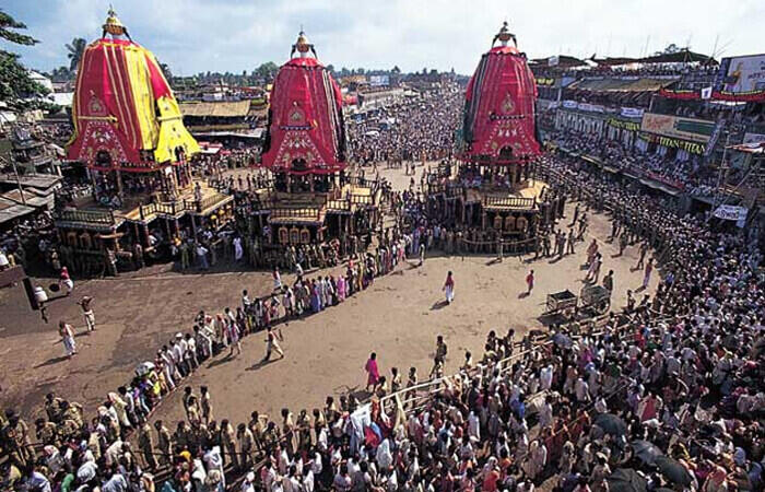 Lord Jagannatha Ratha Yatra In Puri