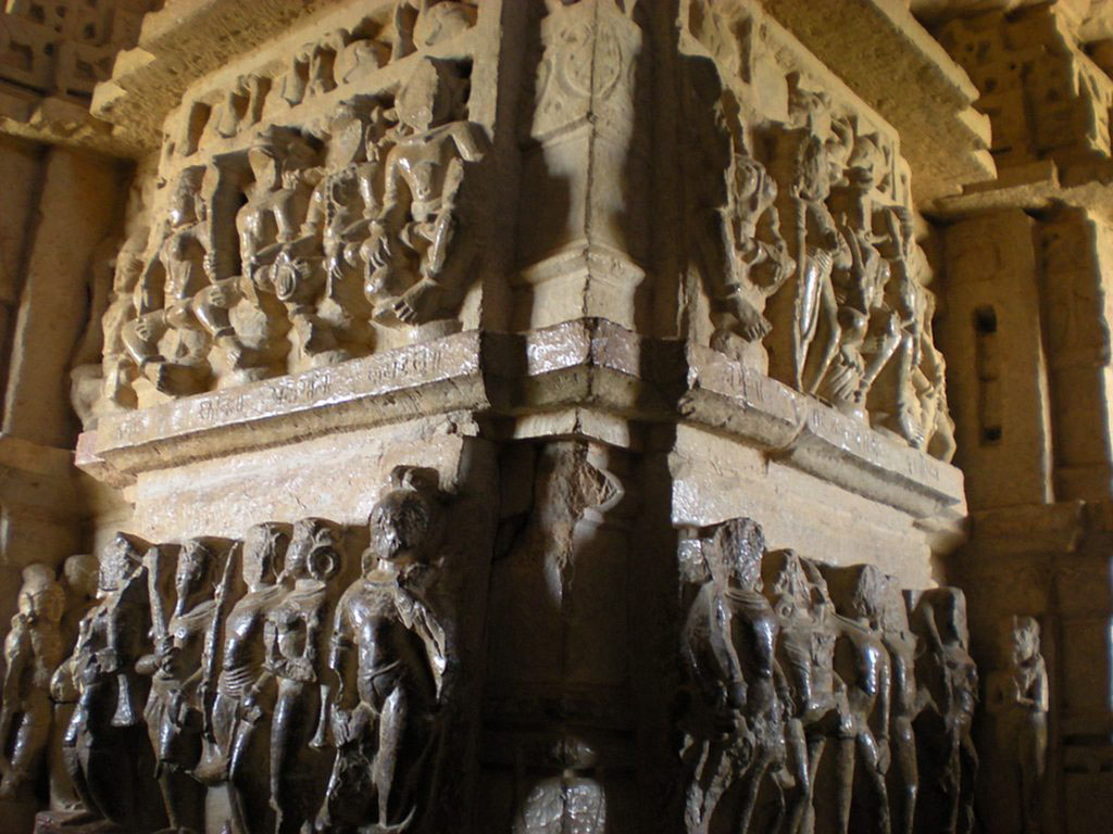 Vijaya Stambha inside view