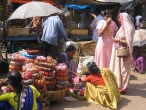 bangle seller