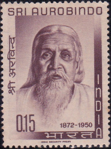 Sri Aurobindo India Stamp 1964