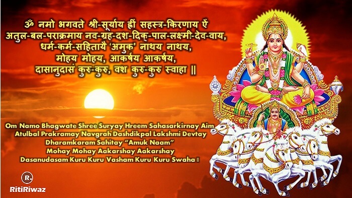 Surya Vashikaran Mantra