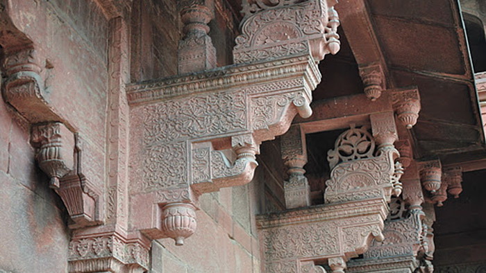 Agra Fort carving