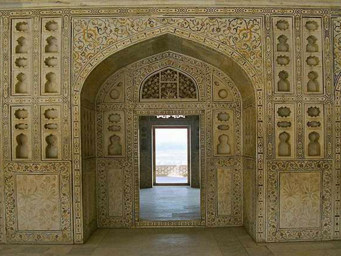 Agra Fort inner walls