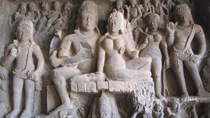 Ellora Cave Statue
