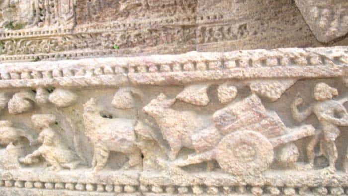 Engraving in Sun Temple