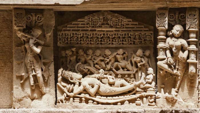 Rani ki Vav Sleeping Vishnu