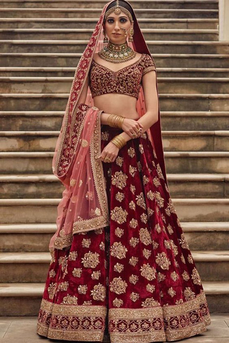 Red Lehenga