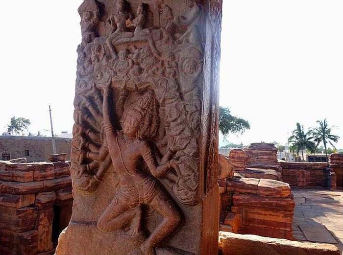 Virupaksha Temple pillar