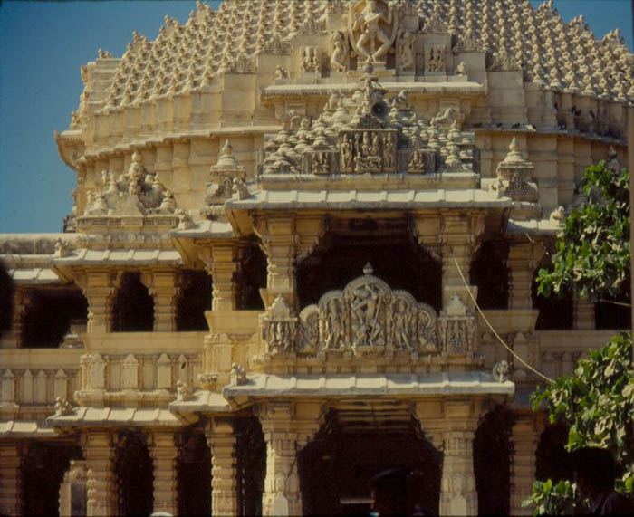 Closer view somnath temple