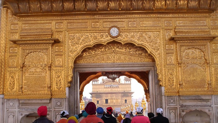 golden temple entrance door