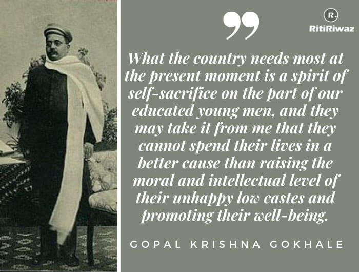 Gopal Krishna Gokhale quote 