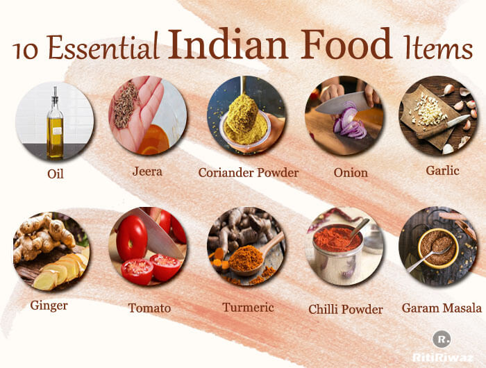 10 Essential Indian Food Items