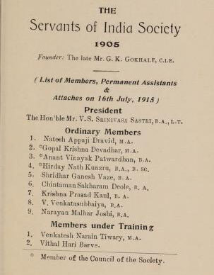Servants of India Society