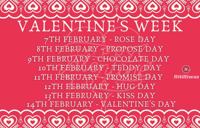 Valentines week – Love Date Sheet