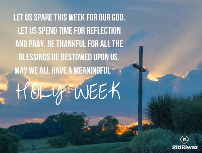 Holy week wishes 