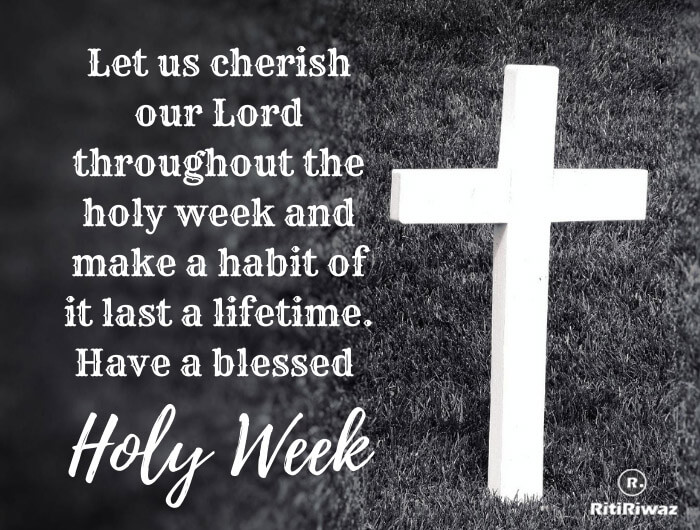 Holy week wishes 