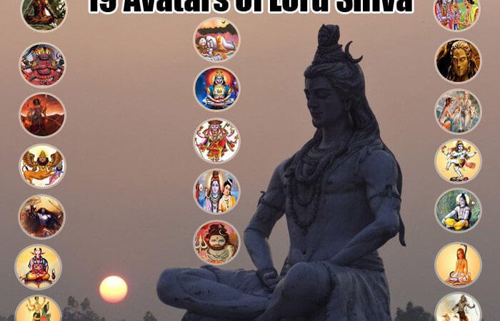 19 Avatars of Lord Shiva