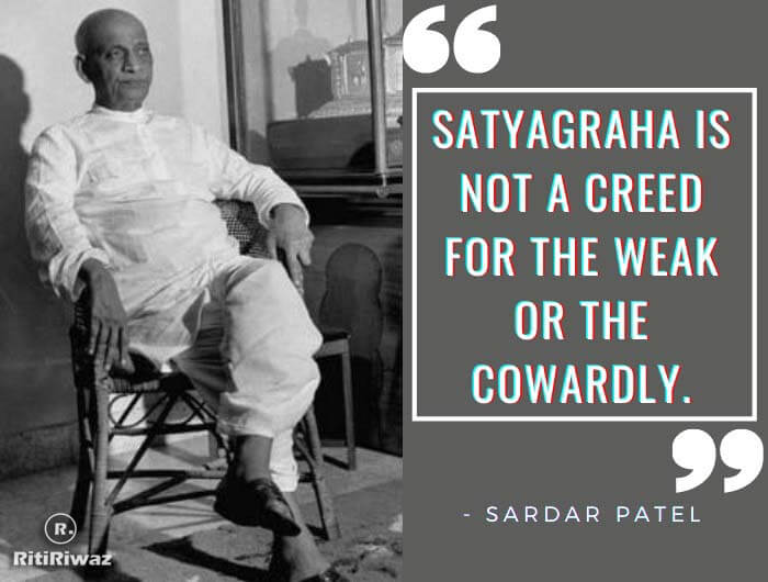 Sardar Vallabhbhai Patel Quotes