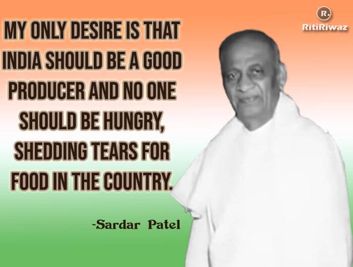 Sardar Vallabhbhai Patel Quotes