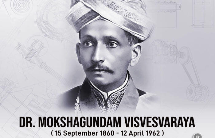 Dr. Mokshagundam Visvesvaraya (15 September 1860 – 12 April 1962)
