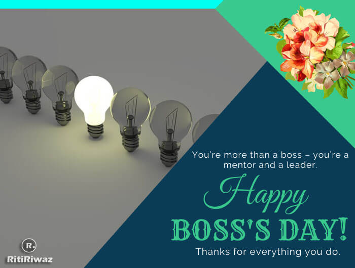 Boss's day wishes 
