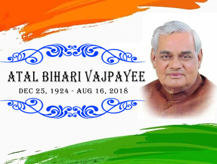 Atal Bihari Vajpayee (25 December 1924 – 16 August 2018)