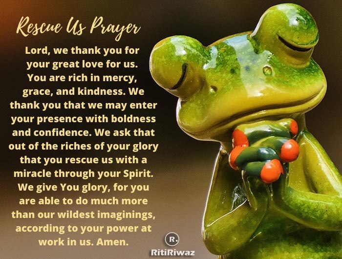 Rescue Us Prayer