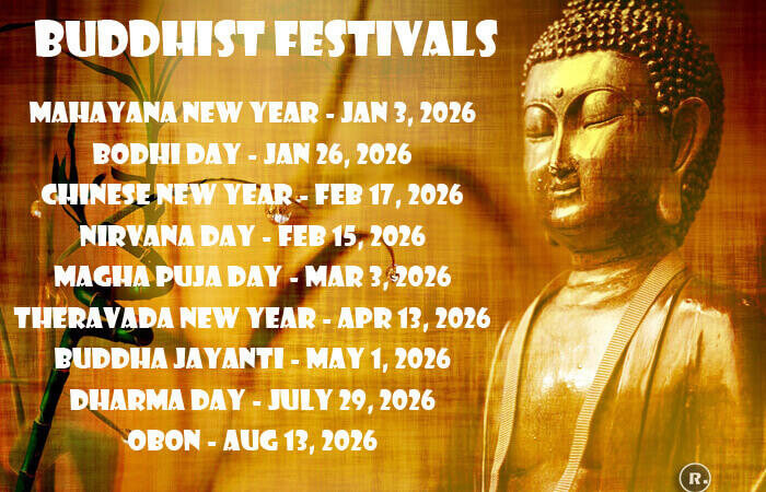 Buddhist Festival in the year 2026