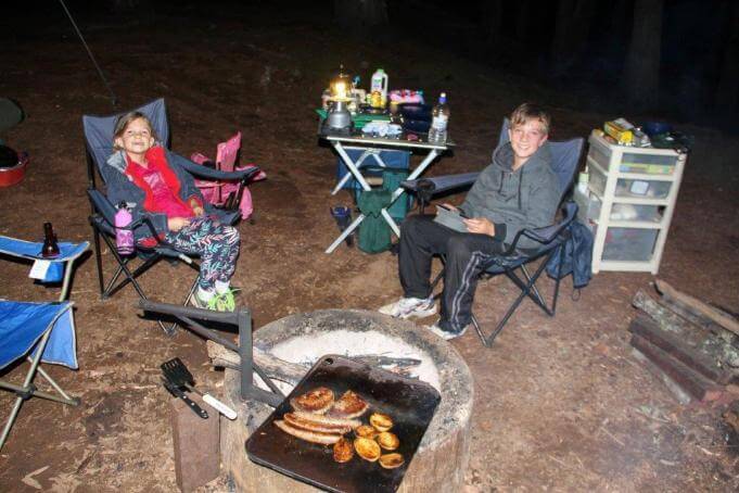 Camping on Birthday