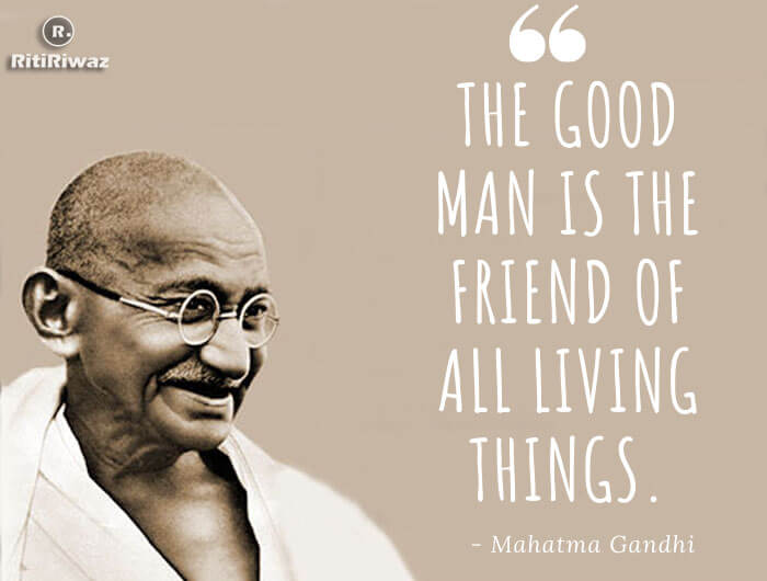 Mahatama Gandhi Environment Day Quote