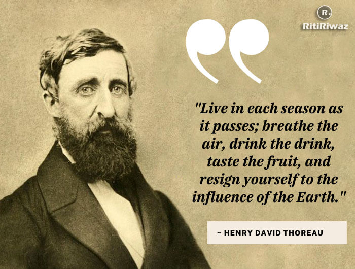 Henry David Thoreau Environment Day Quote