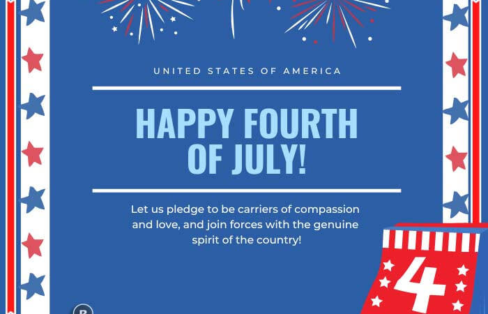 4 July: Wishes, Quotes, Messages