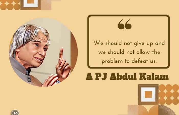 A. P. J. Abdul Kalam inspirational quotes