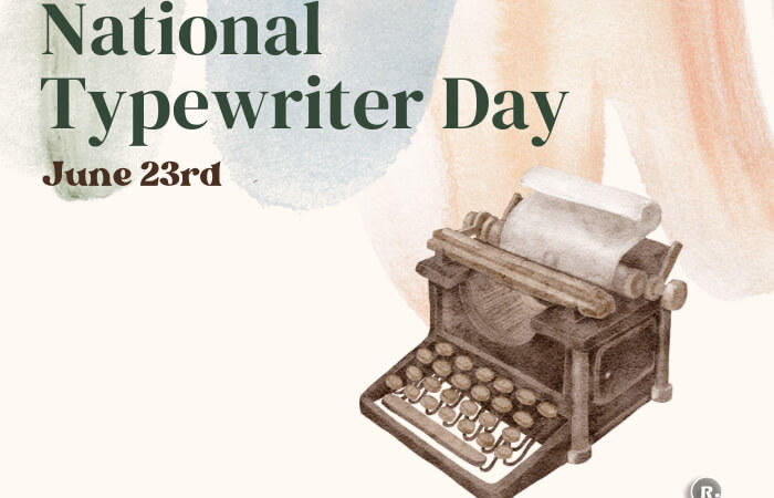 National Typewriter Day – 23 June