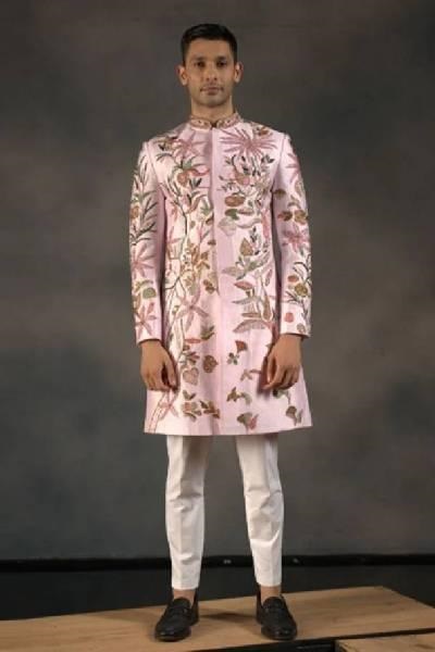 Modern Printed Sherwani