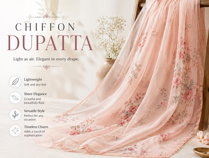 Chiffon Dupatta for Women: A Guide to Style, Comfort, and Everyday Elegance