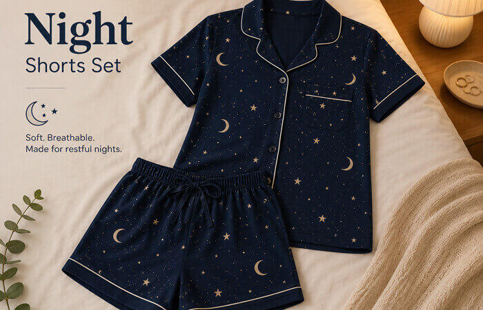 Night Shorts Set for Ladies: Comfort, Style, and Everyday Ease